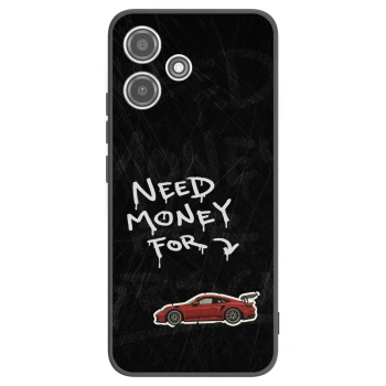 Picasee silikonski črni ovitek za Xiaomi Redmi 12 5G - Track Mode