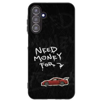 Picasee silikonski črni ovitek za Samsung Galaxy A15 A155F 4G - Track Mode