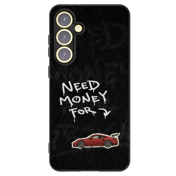 Picasee silikonski črni ovitek za Samsung Galaxy S24 FE S721B - Track Mode