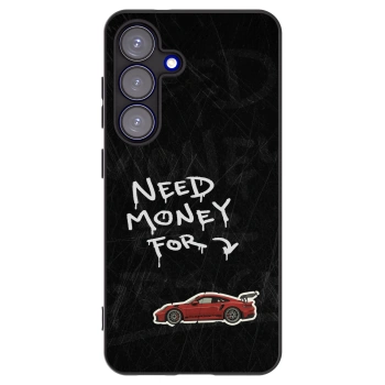 Picasee silikonski črni ovitek za Samsung Galaxy S25 5G - Track Mode