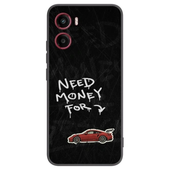 Picasee silikonski črni ovitek za Motorola Moto G05 - Track Mode