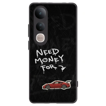 Picasee silikonski črni ovitek za Vivo V50 Lite 5G - Track Mode