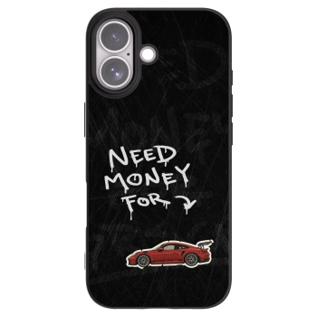 Picasee silikonski črni ovitek za Apple iPhone 17 - Track Mode