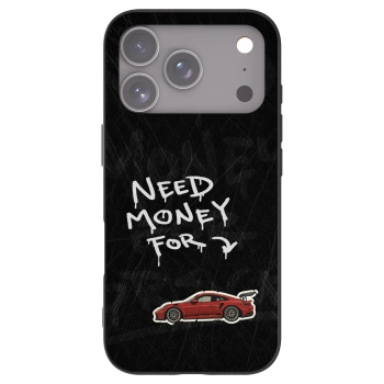 Picasee silikonski črni ovitek za Apple iPhone 17 Pro - Track Mode