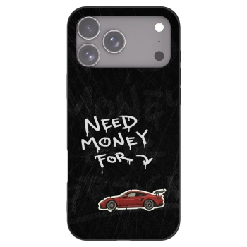 Picasee silikonski črni ovitek za Apple iPhone 17 Pro Max - Track Mode