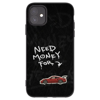 Picasee silikonski črni ovitek za Apple iPhone 11 - Track Mode