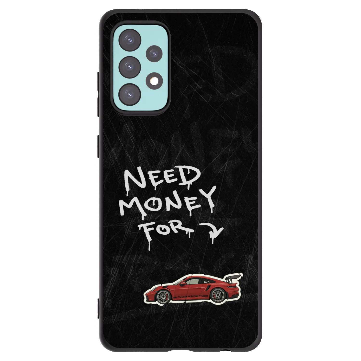 Picasee silikonski črni ovitek za Samsung Galaxy A72 A725F - Track Mode