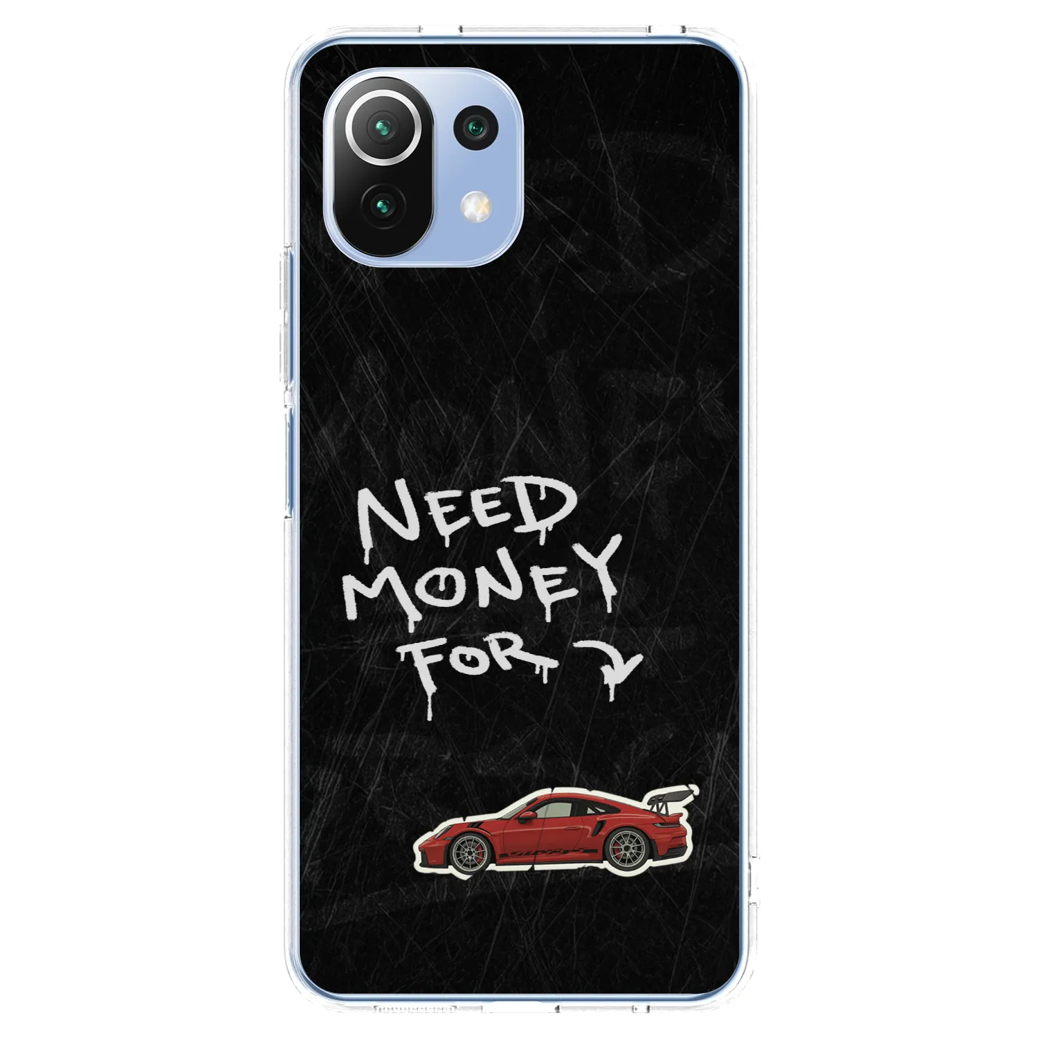 Picasee silikonski prozorni ovitek za Xiaomi Mi 11 Lite - Track Mode