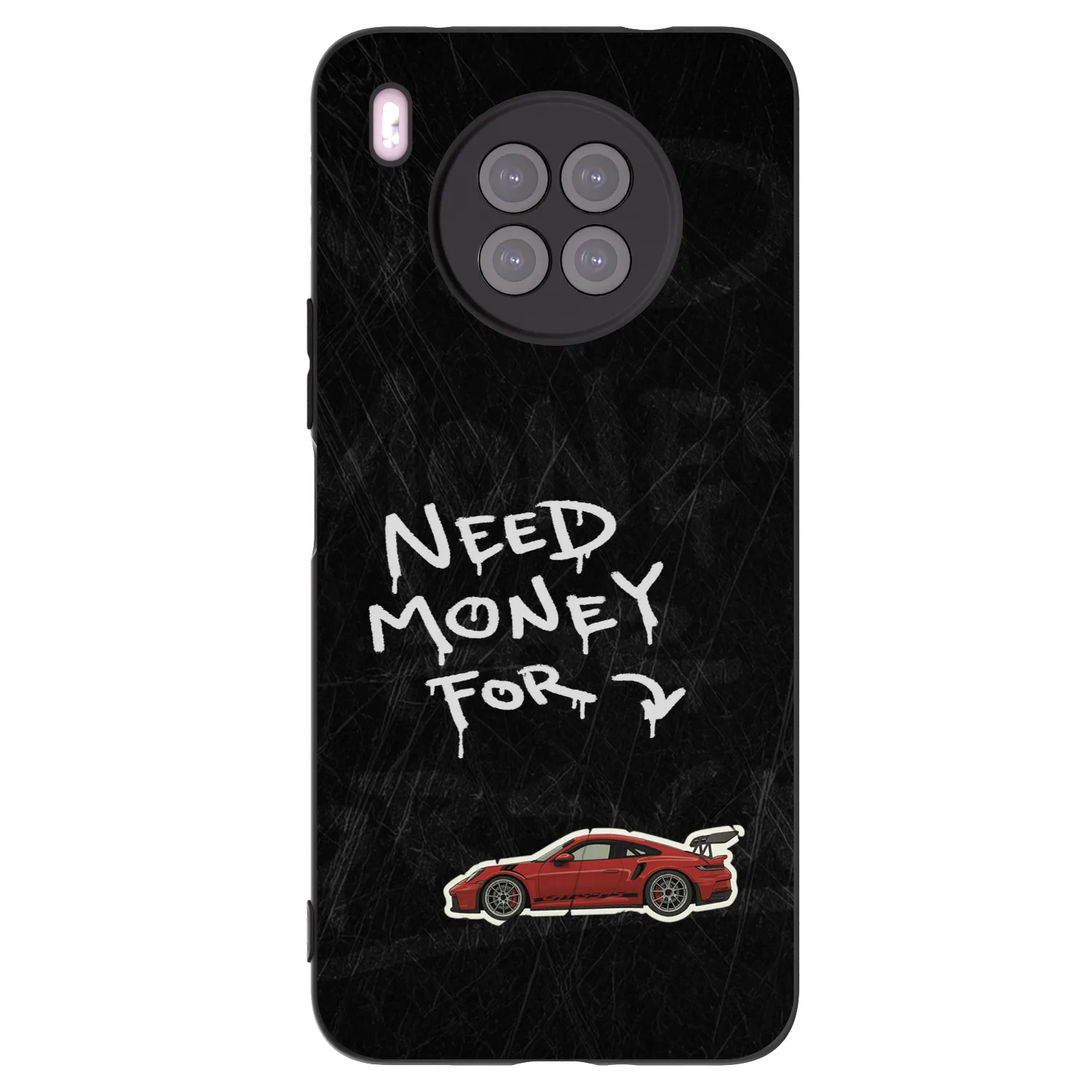 Picasee silikonski črni ovitek za Huawei Nova 8i - Track Mode