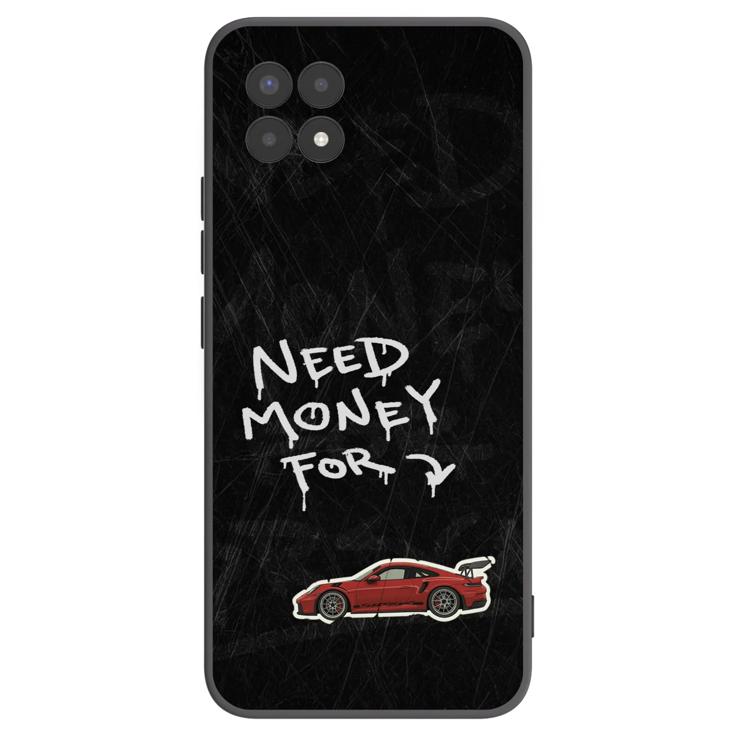 Picasee silikonski črni ovitek za Realme 8i - Track Mode