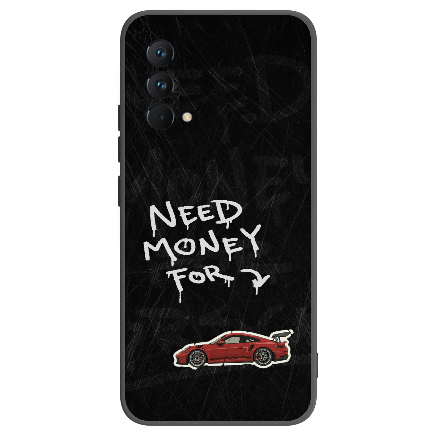 Picasee silikonski črni ovitek za Realme GT Master Edition 5G - Track Mode