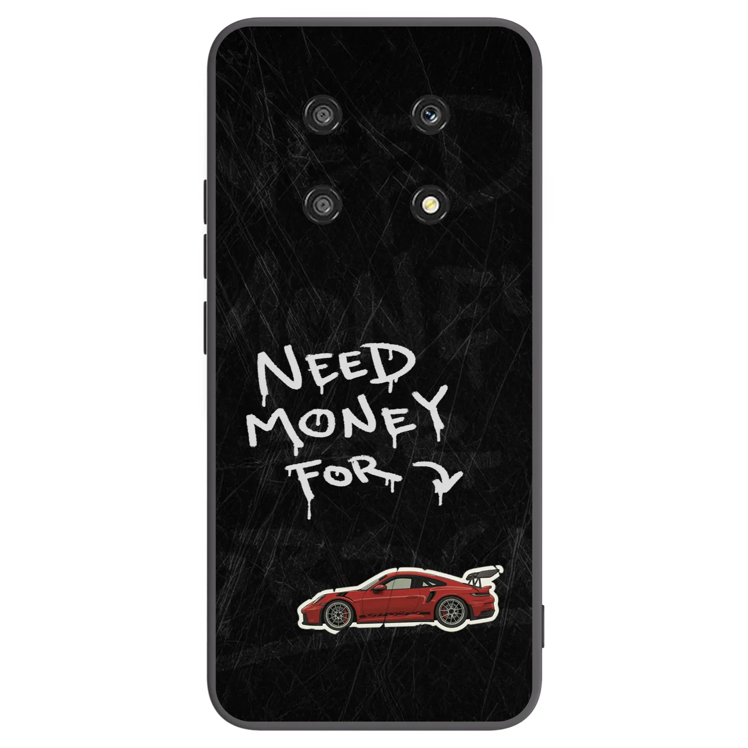 Picasee silikonski črni ovitek za Honor Magic4 Lite 5G - Track Mode