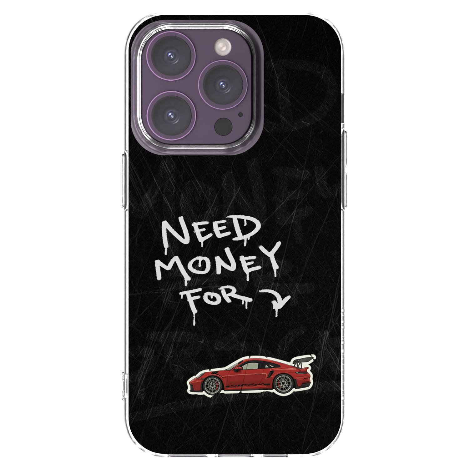 Picasee silikonski prozorni ovitek za Apple iPhone 14 Pro - Track Mode