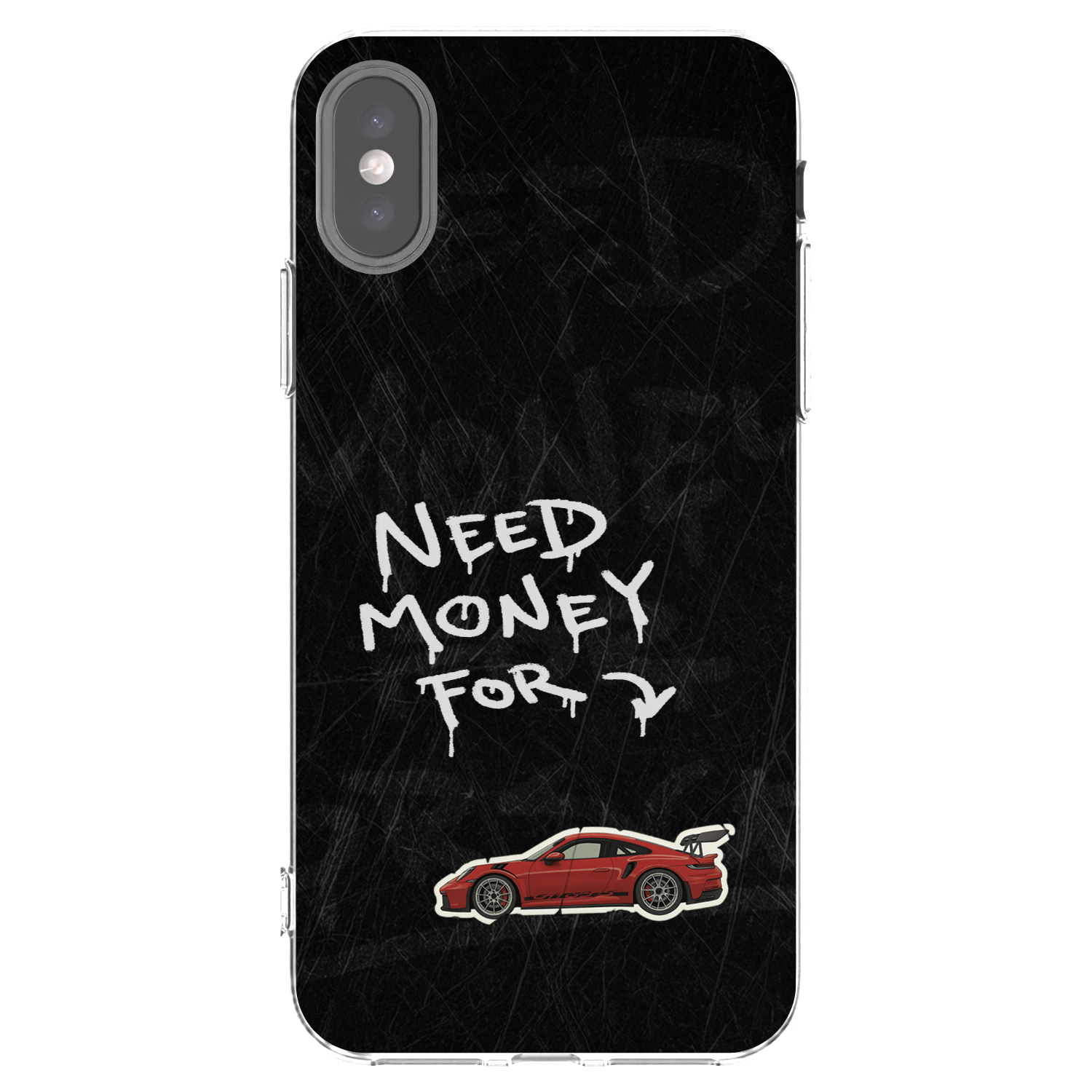 Picasee silikonski prozorni ovitek za Apple iPhone X/XS - Track Mode