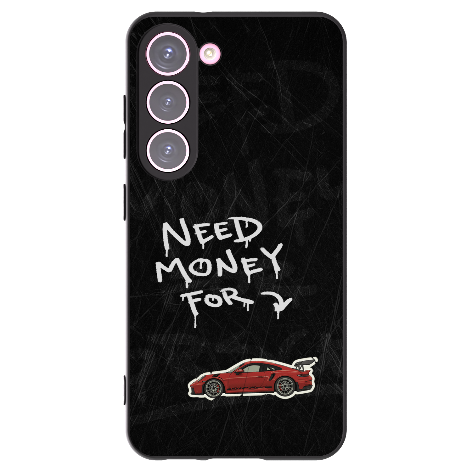 Picasee silikonski črni ovitek za Samsung Galaxy S23 5G - Track Mode