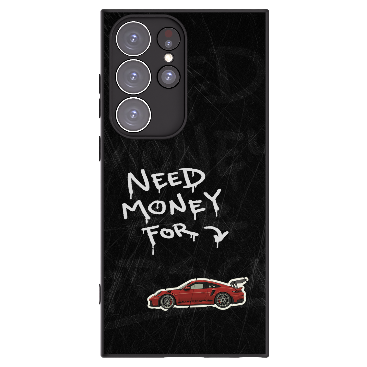 Picasee silikonski črni ovitek za Samsung Galaxy S23 Ultra 5G - Track Mode