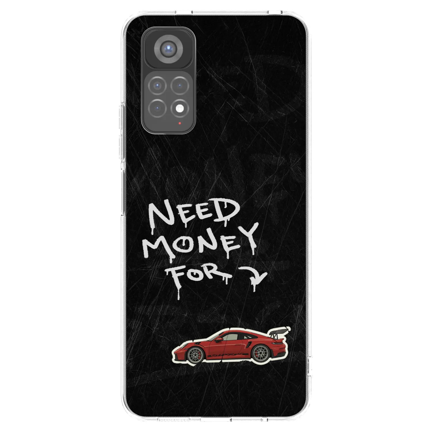 Picasee silikonski prozorni ovitek za Xiaomi Redmi Note 11S 5G - Track Mode