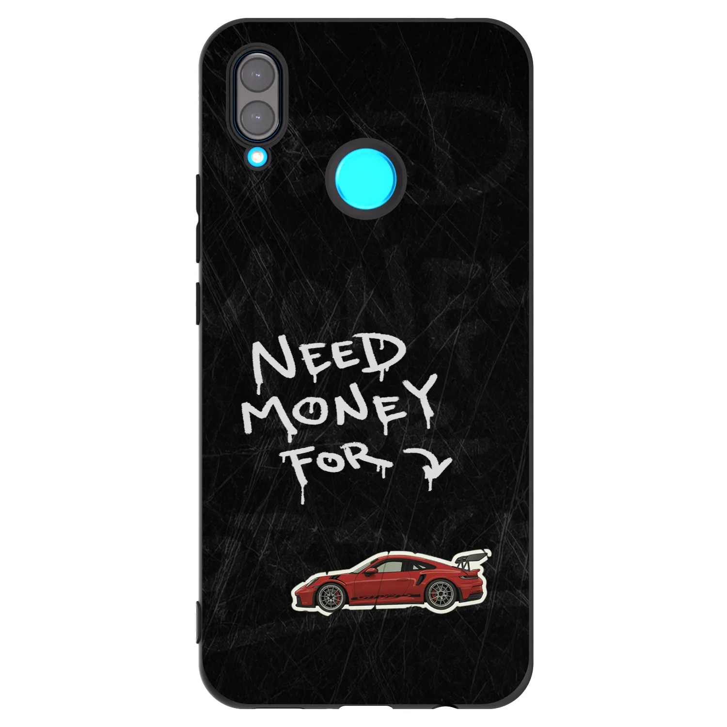 Picasee silikonski črni ovitek za Huawei Nova 3i - Track Mode