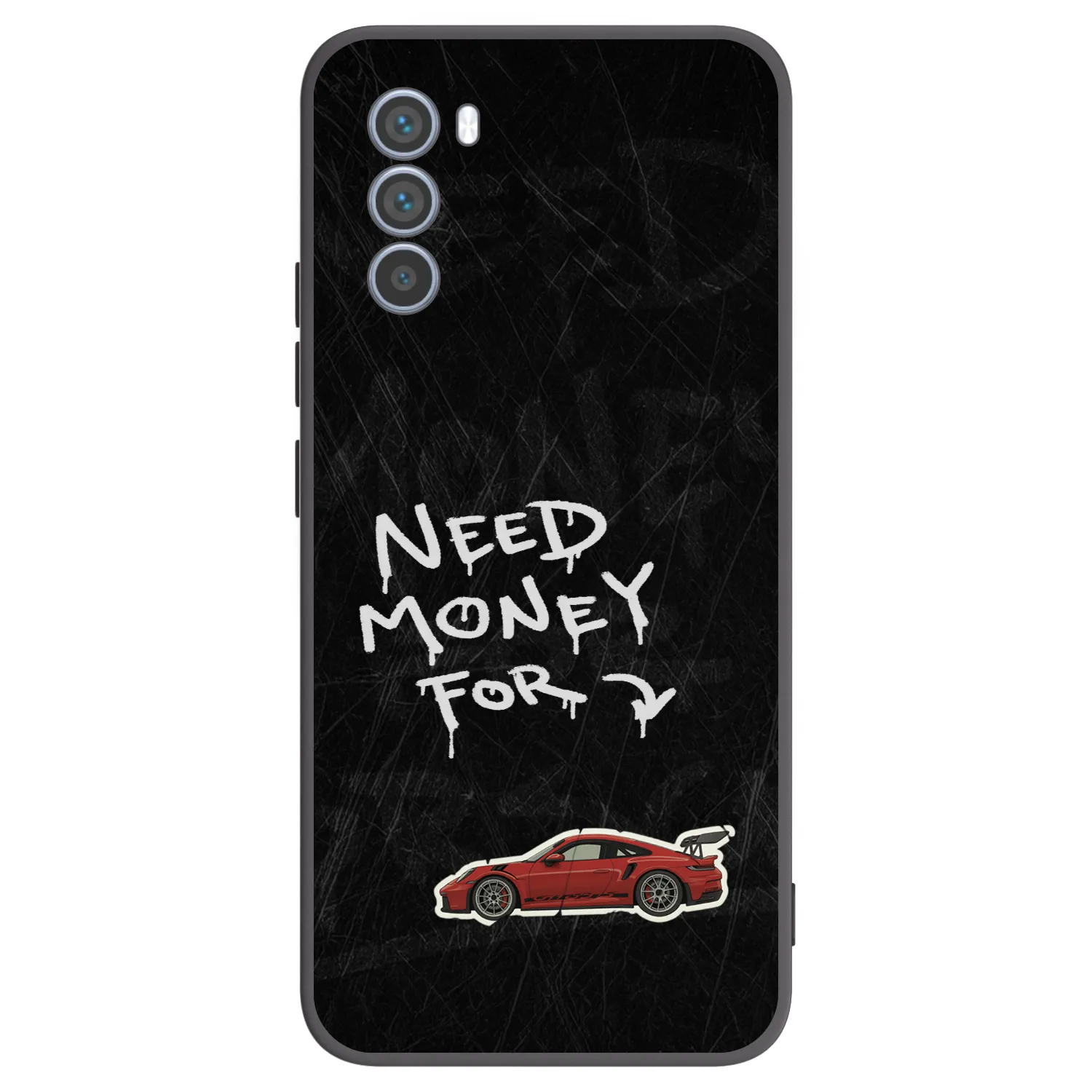 Picasee silikonski črni ovitek za Motorola Moto G62 - Track Mode
