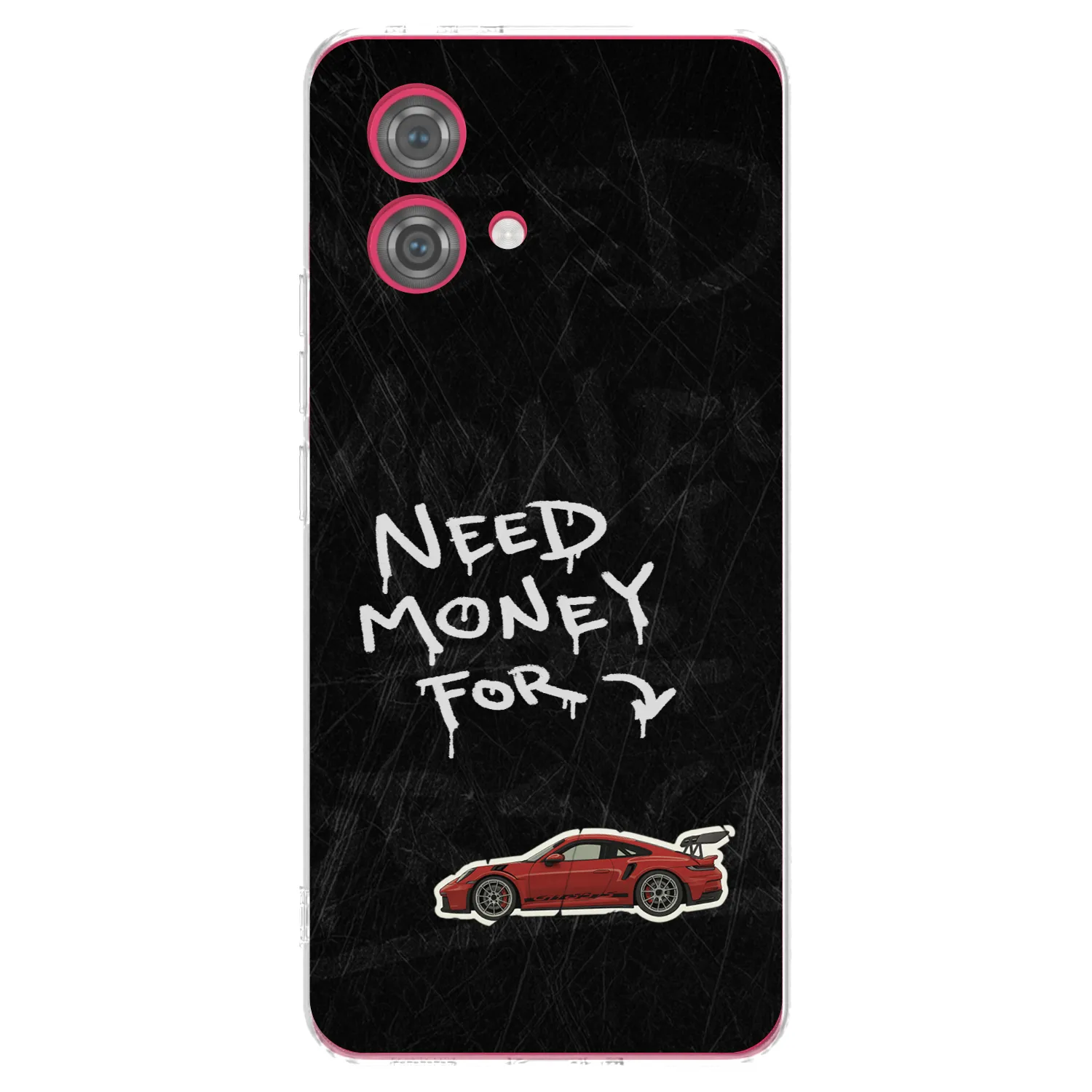 Picasee silikonski prozorni ovitek za Motorola Moto G84 5G - Track Mode