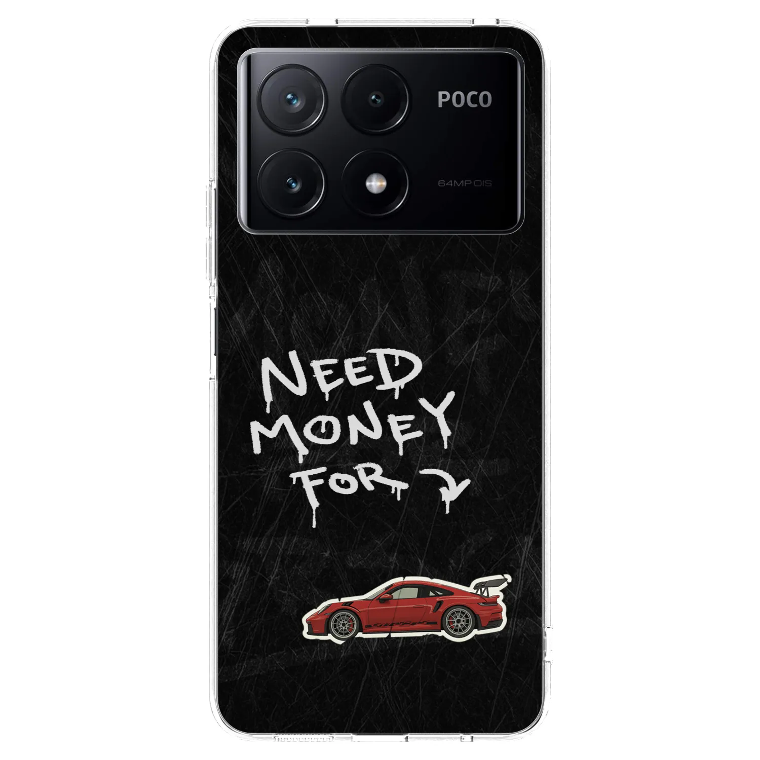 Picasee silikonski prozorni ovitek za Xiaomi Poco X6 Pro - Track Mode