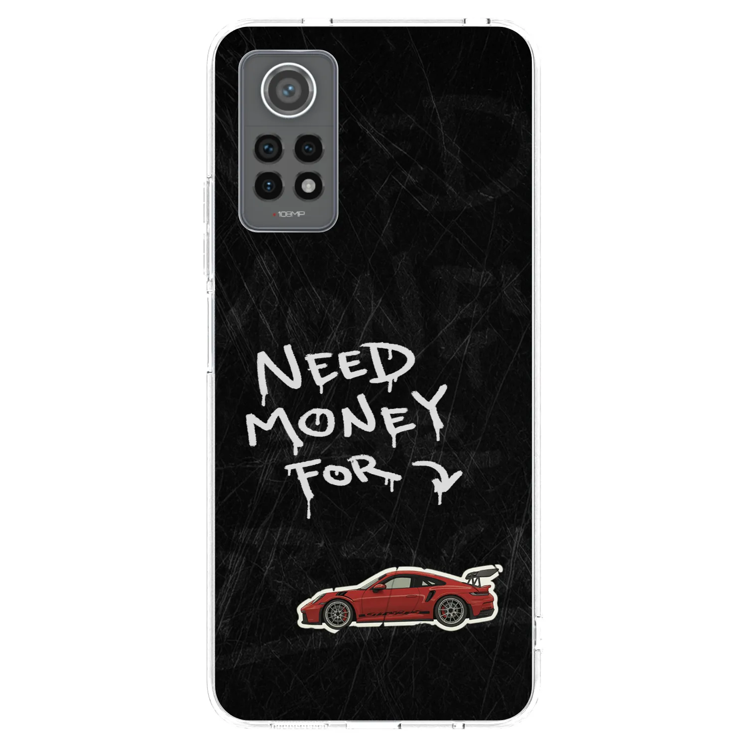 Picasee silikonski prozorni ovitek za Xiaomi Redmi Note 12 Pro 4G - Track Mode