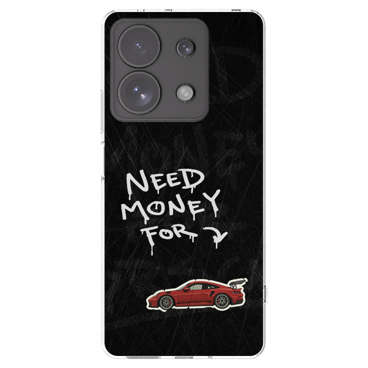 Picasee silikonski prozorni ovitek za Xiaomi Redmi Note 13 Pro 4G - Track Mode