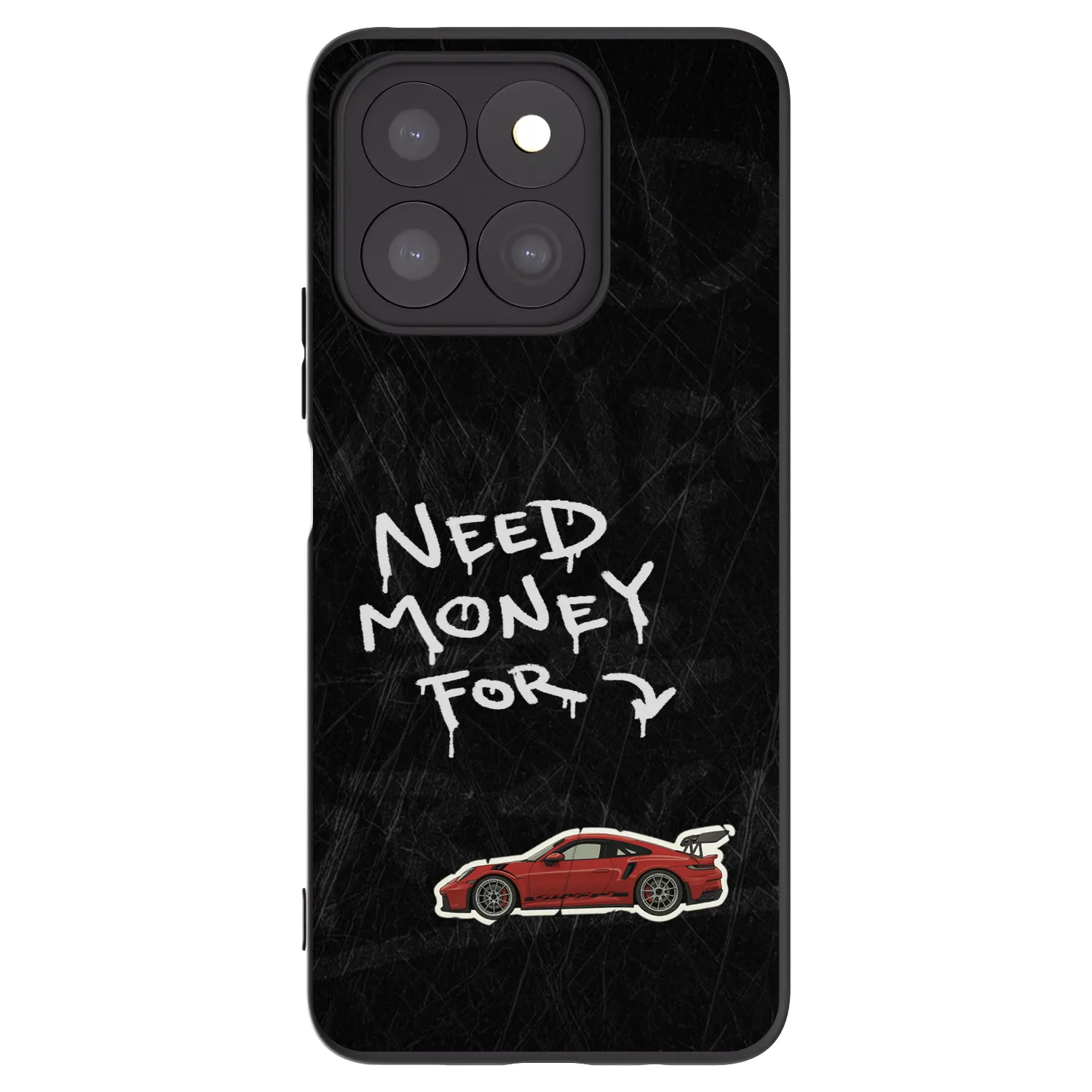 Picasee silikonski črni ovitek za Honor X8b - Track Mode