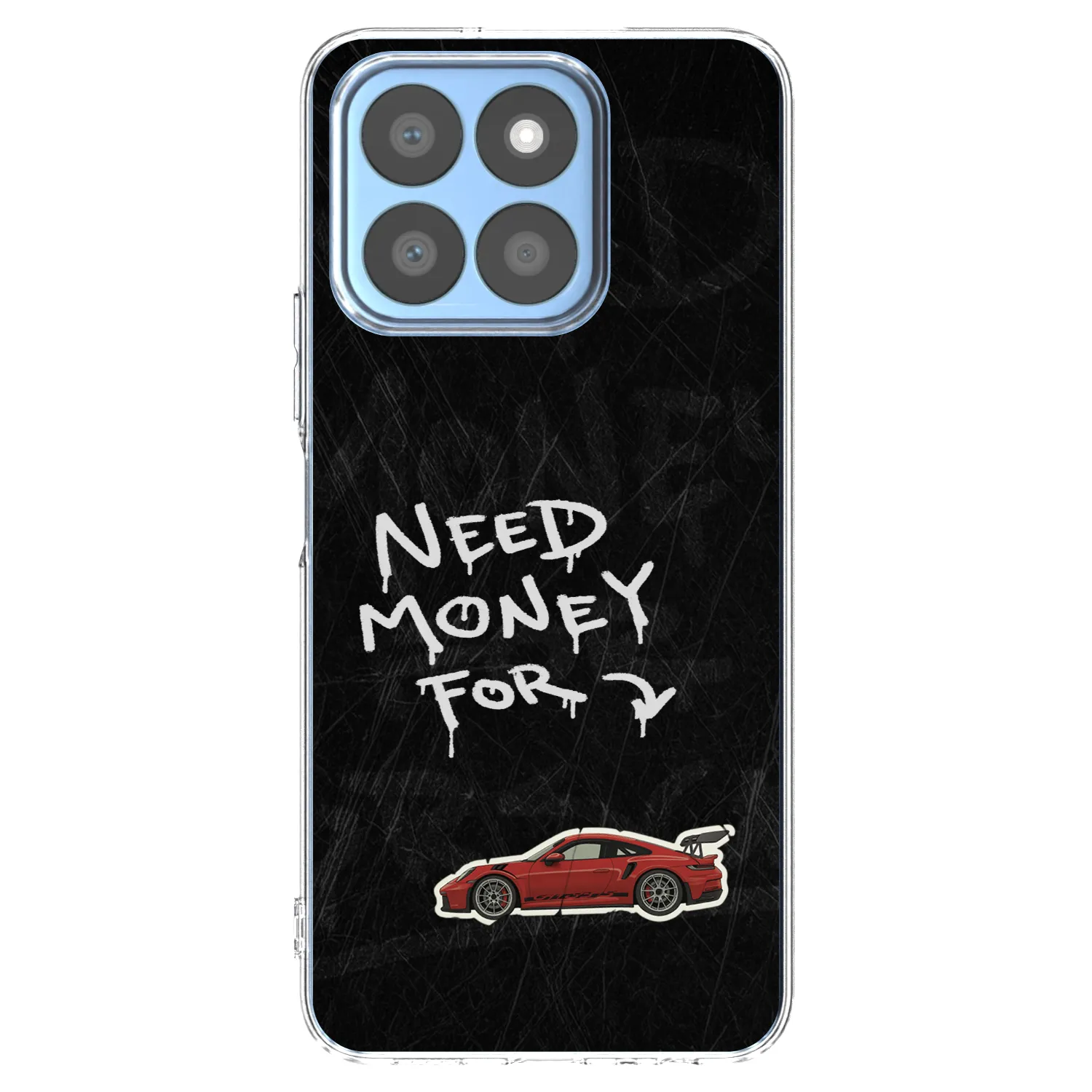 Picasee silikonski prozorni ovitek za Honor X8b - Track Mode