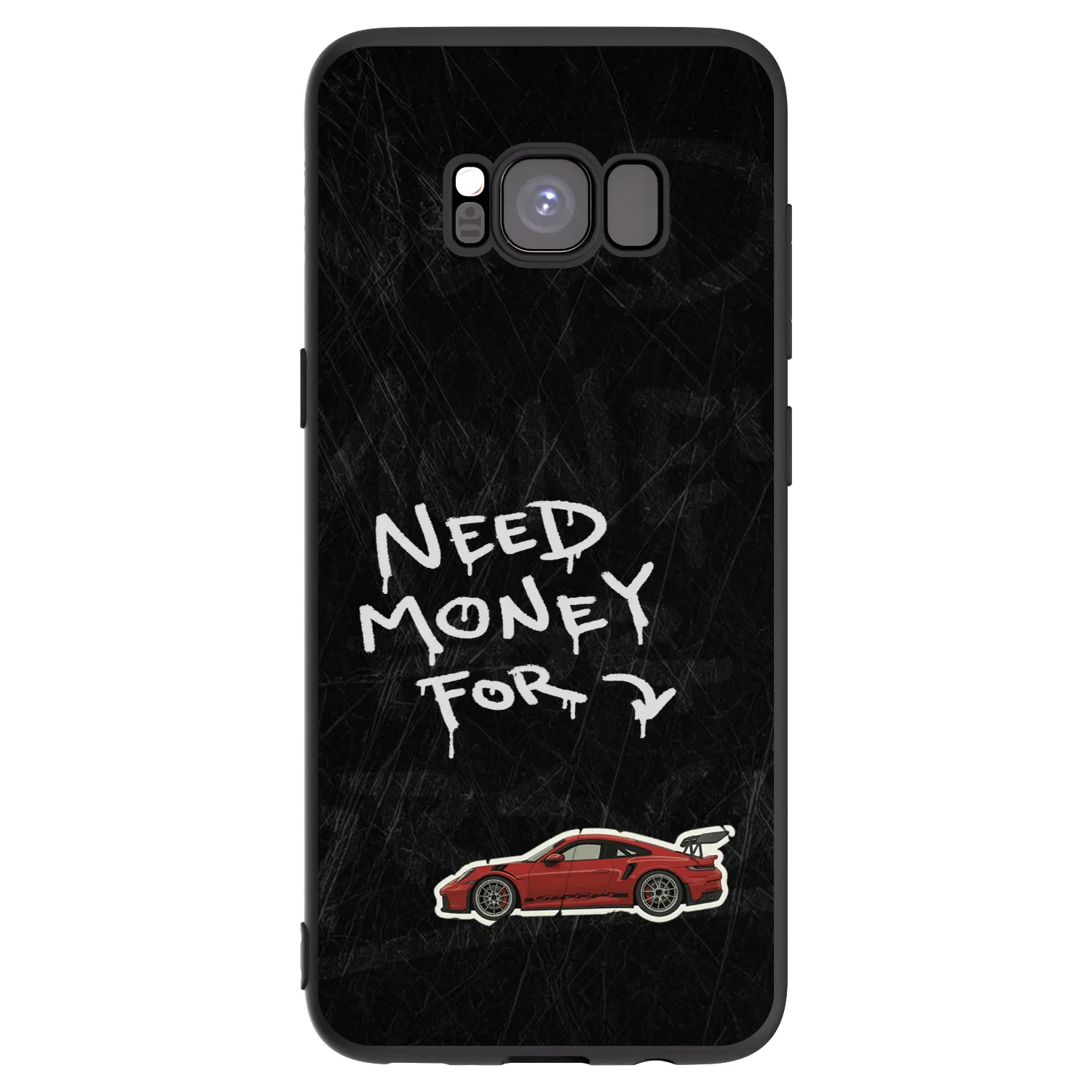 Picasee silikonski črni ovitek za Samsung Galaxy S8 G950F - Track Mode