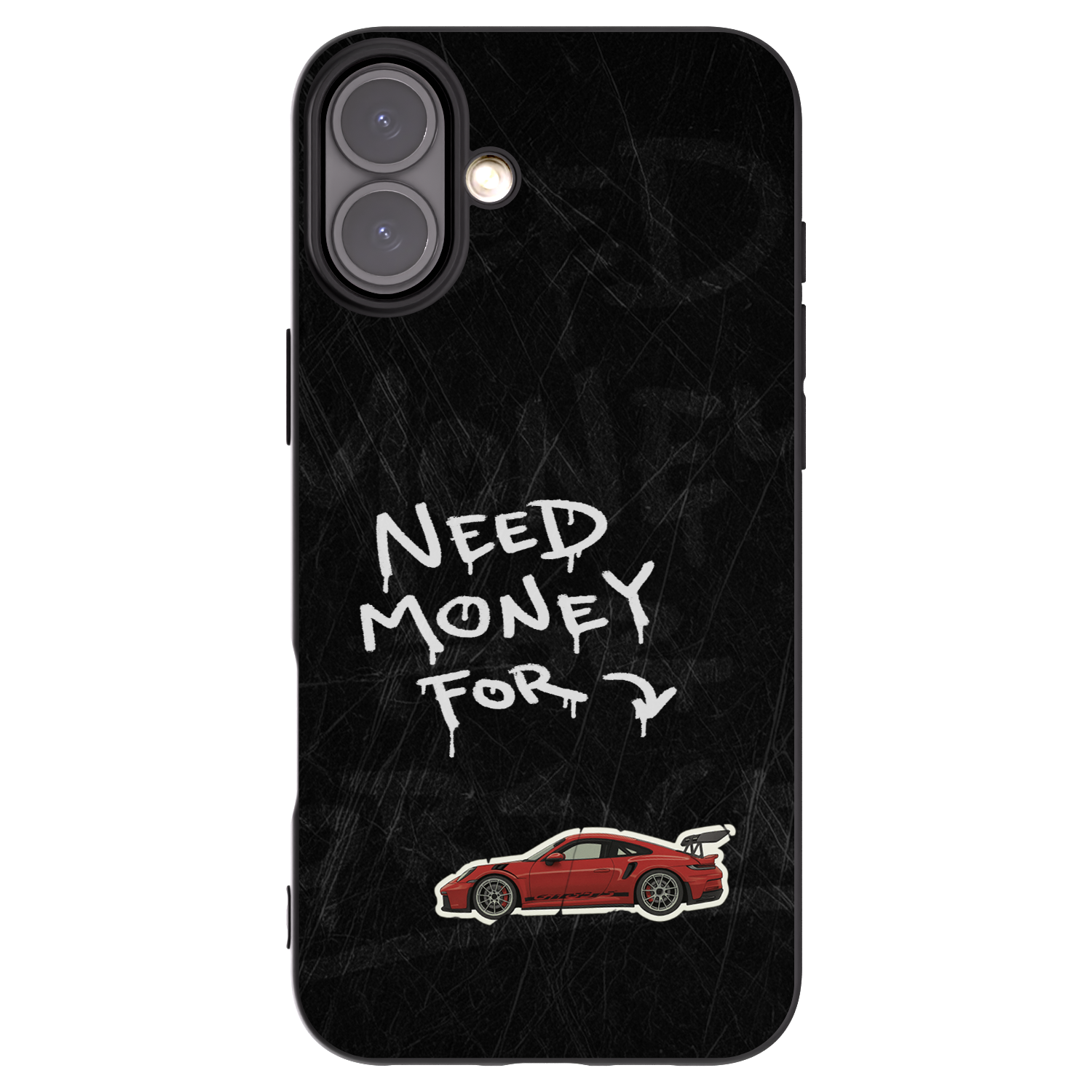 Picasee silikonski črni ovitek za Apple iPhone 16 Plus - Track Mode