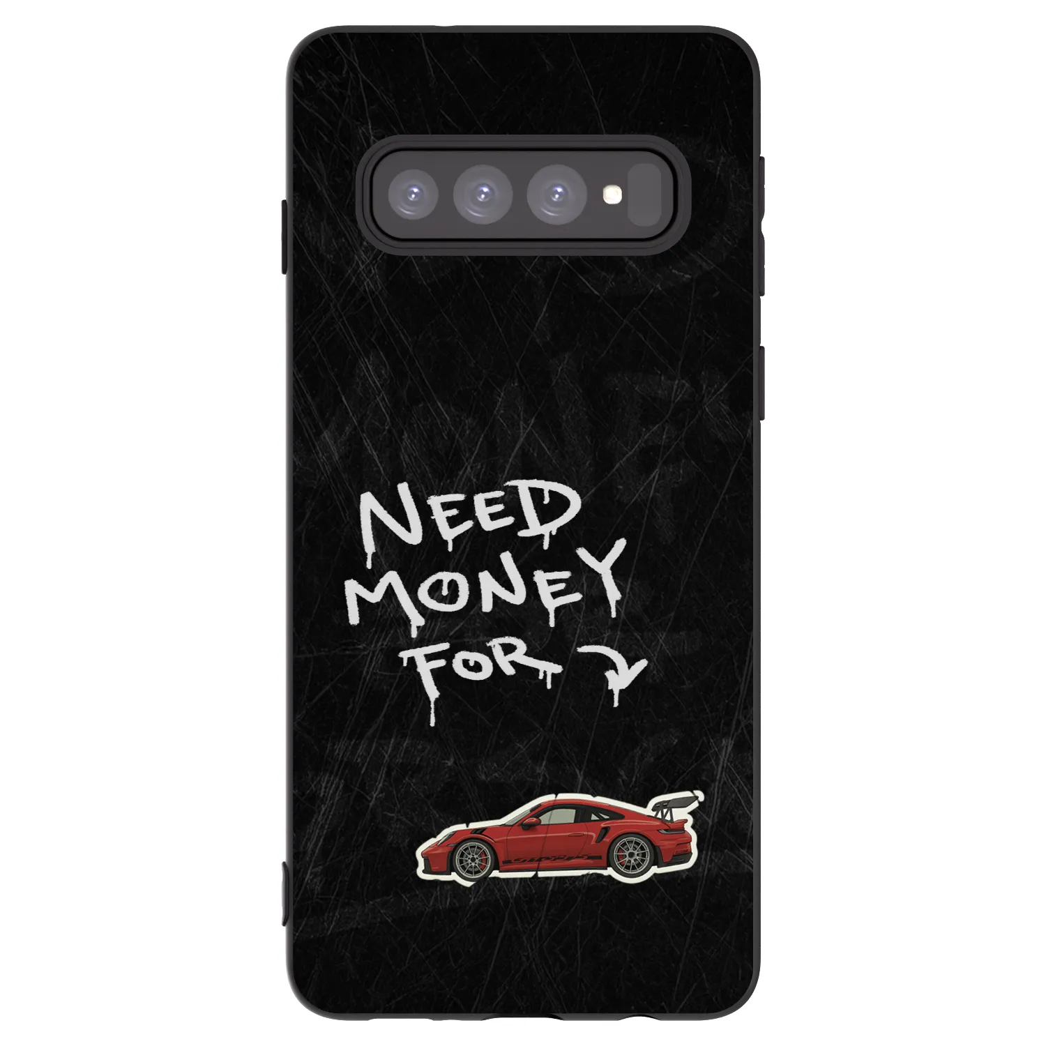 Picasee silikonski črni ovitek za Samsung Galaxy S10 G973 - Track Mode