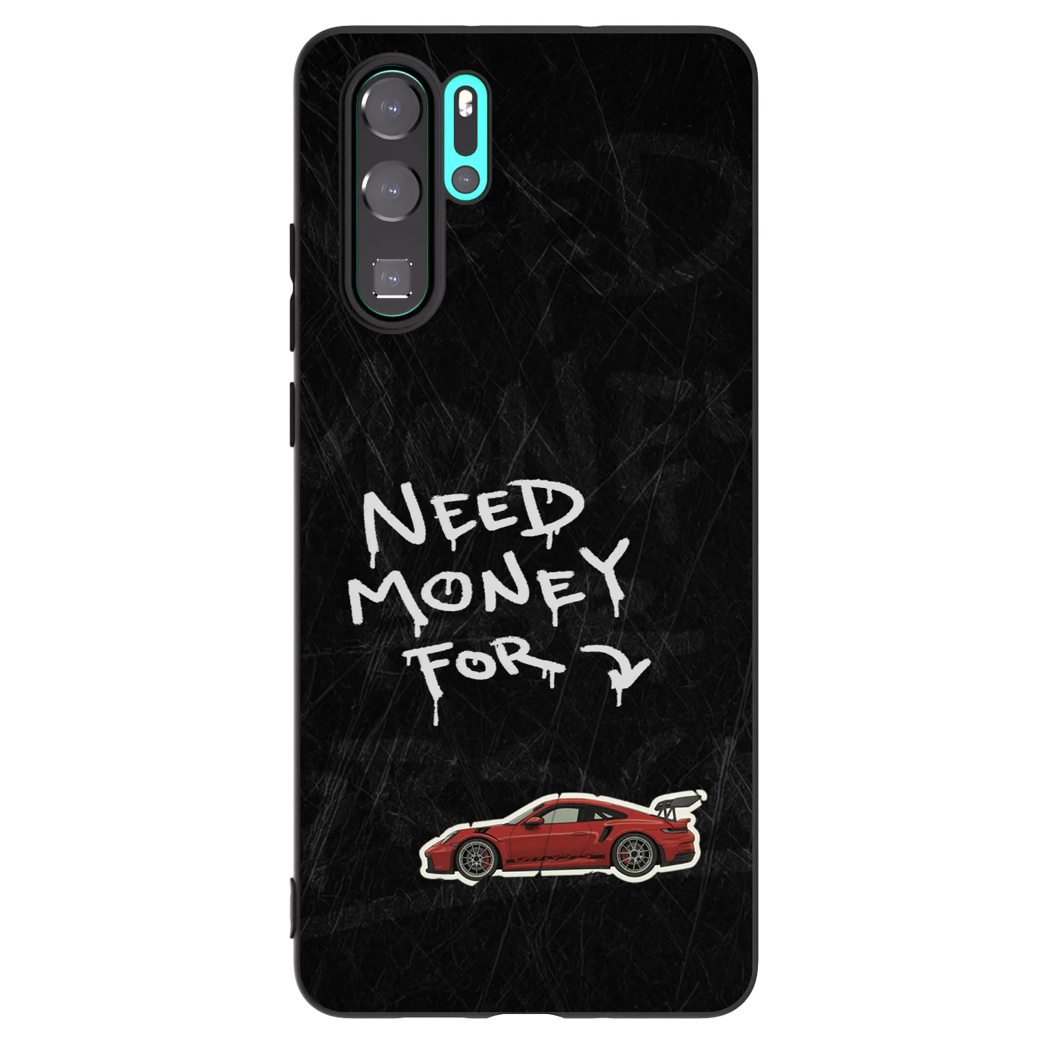 Picasee silikonski črni ovitek za Huawei P30 Pro - Track Mode