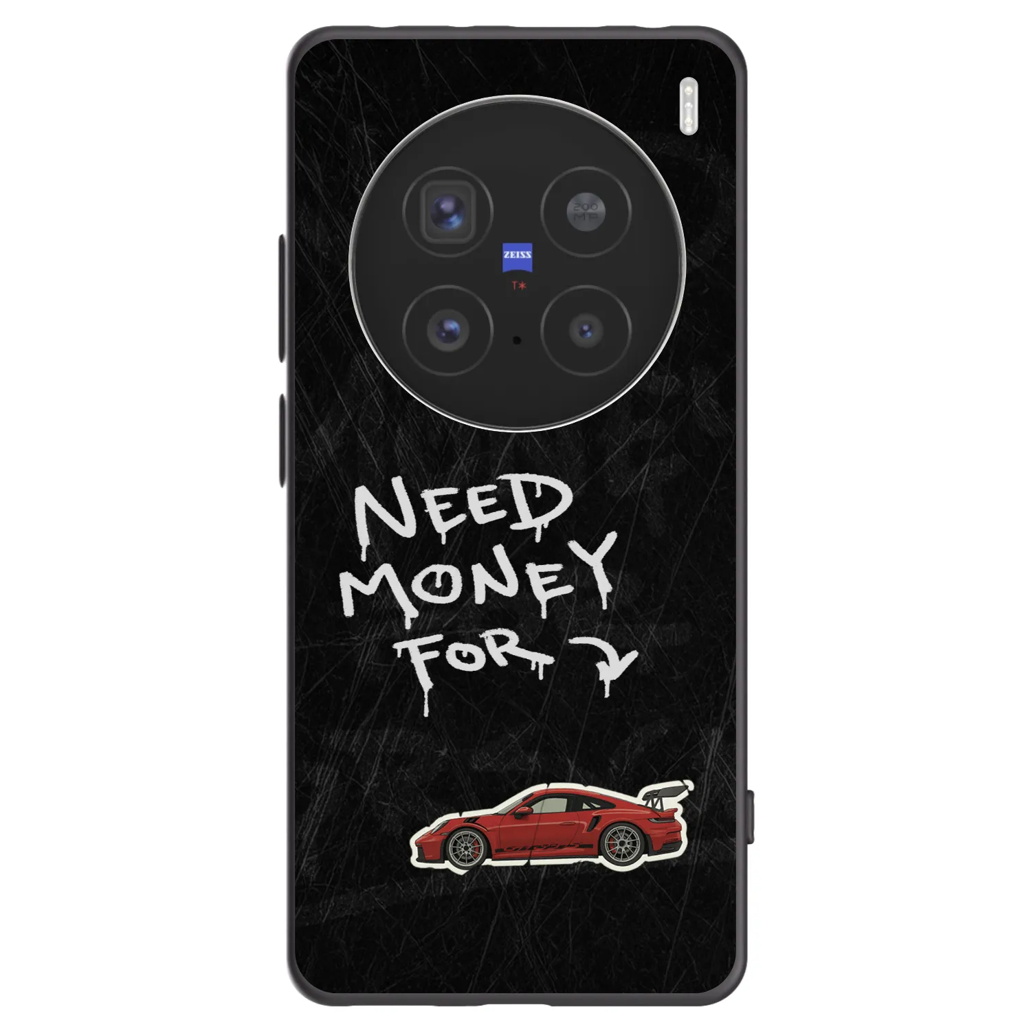 Picasee silikonski črni ovitek za Vivo X200 Pro - Track Mode