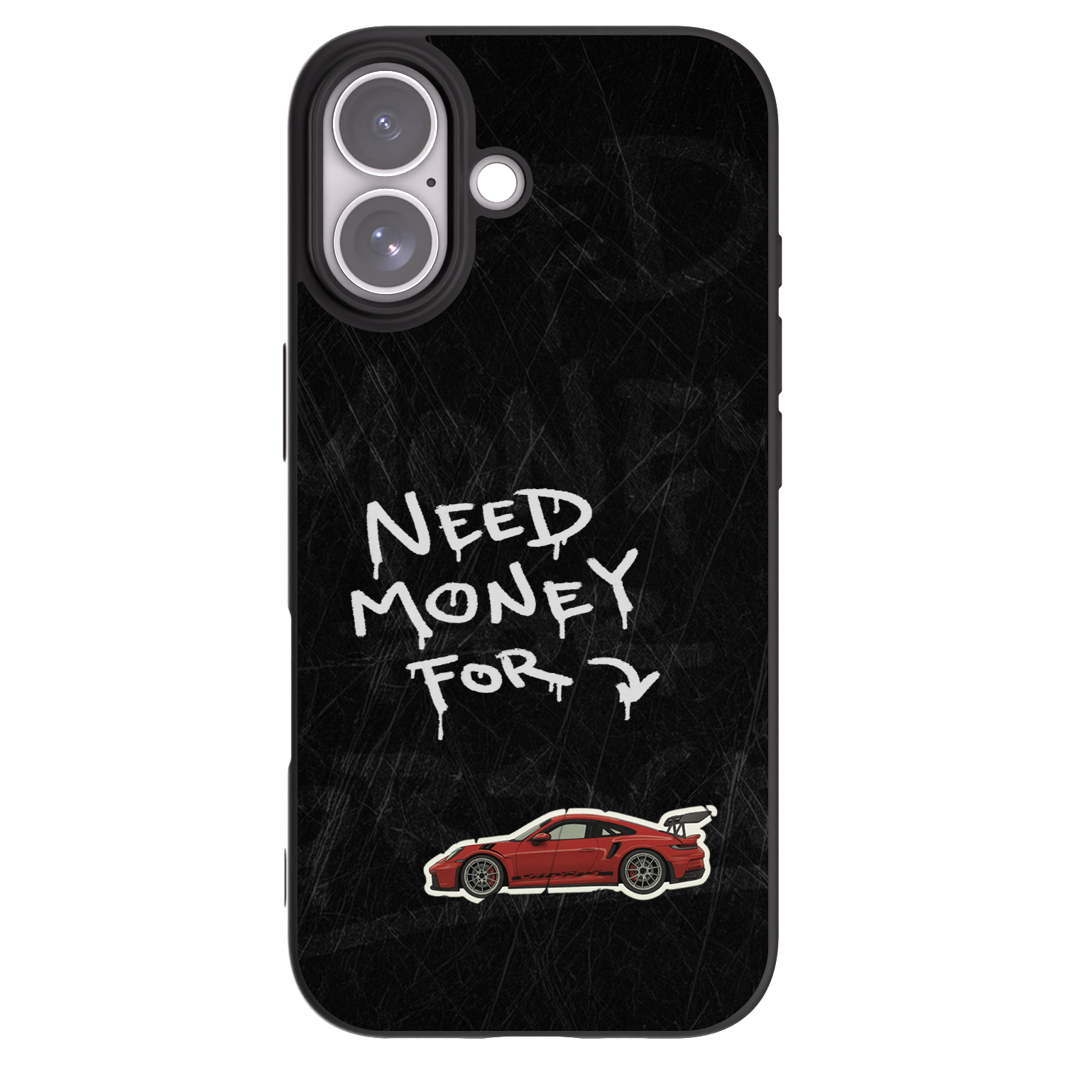 Picasee silikonski črni ovitek za Apple iPhone 17 - Track Mode