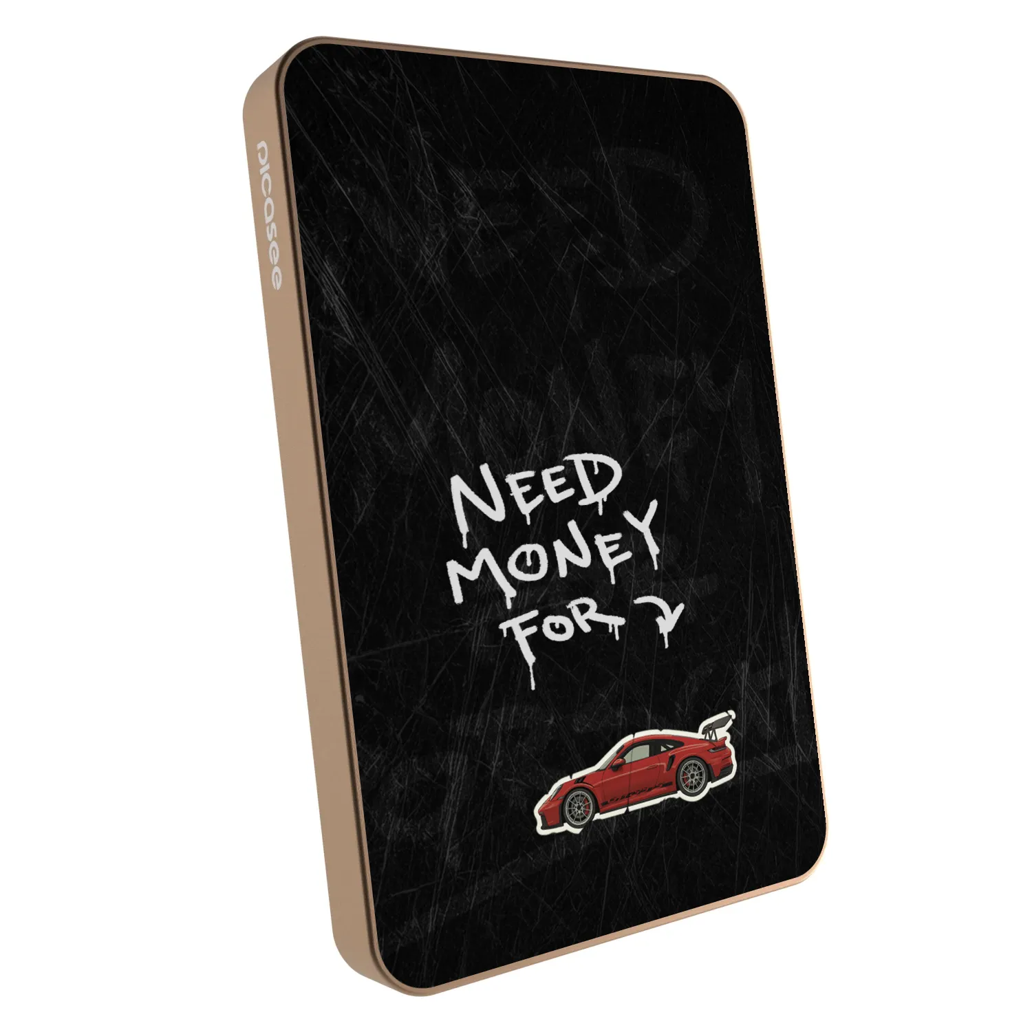 Picasee Prenosna baterija z MagSafe 5 000 mAh Zlati - Track Mode