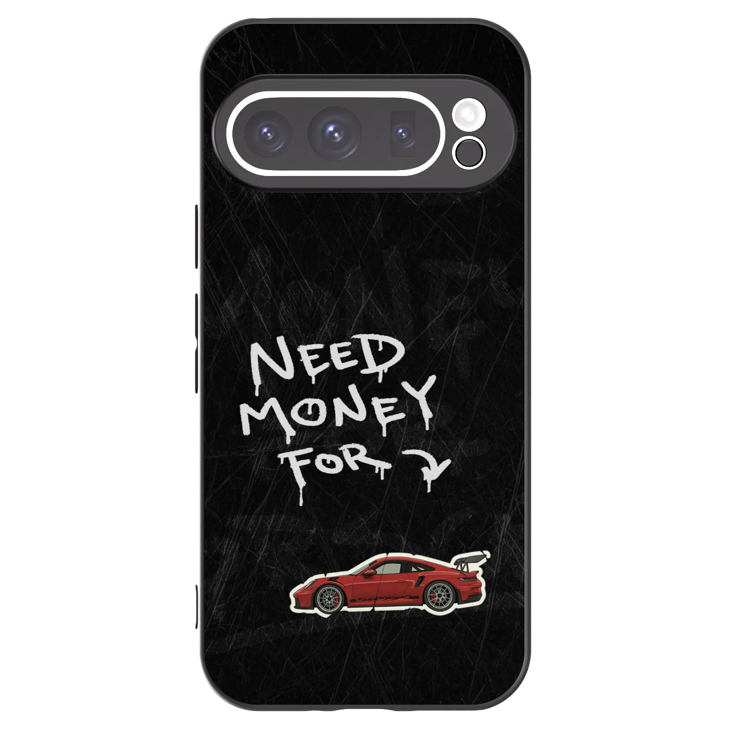 Picasee silikonski črni ovitek za Google Pixel 9 Pro XL - Track Mode