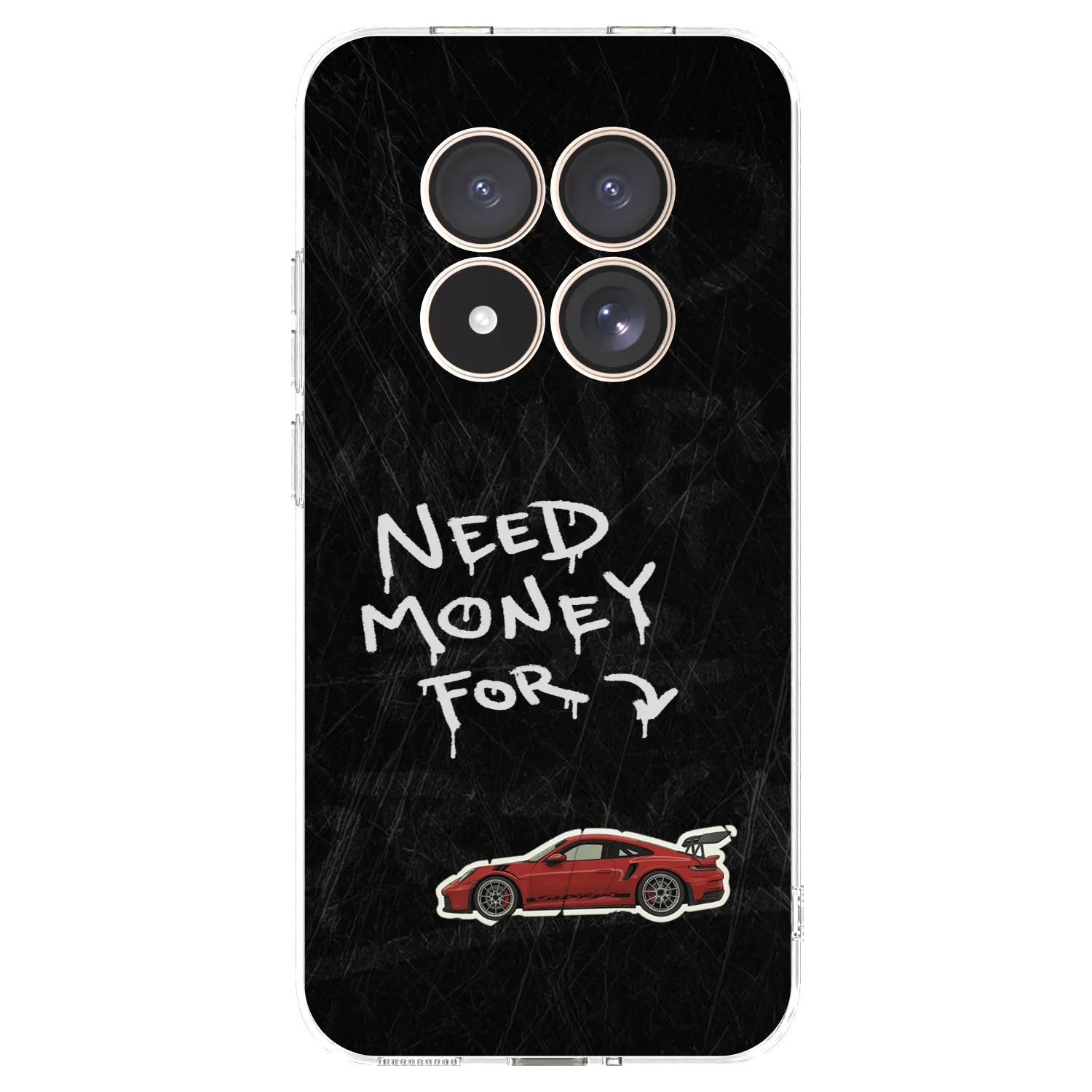 Picasee silikonski prozorni ovitek za Xiaomi Redmi Note 15 Pro 4G - Track Mode