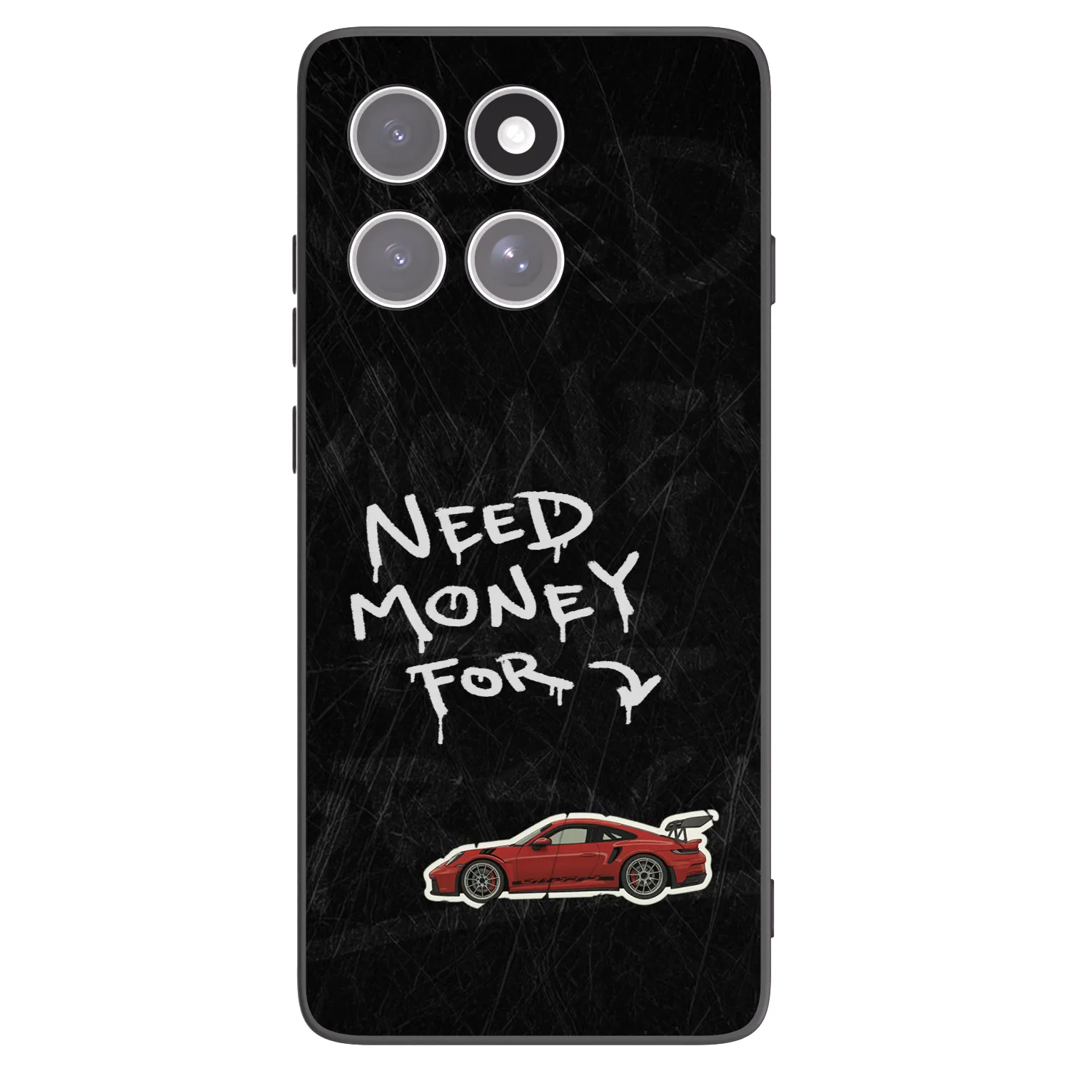 Picasee silikonski črni ovitek za Motorola Edge 60 Fusion - Track Mode