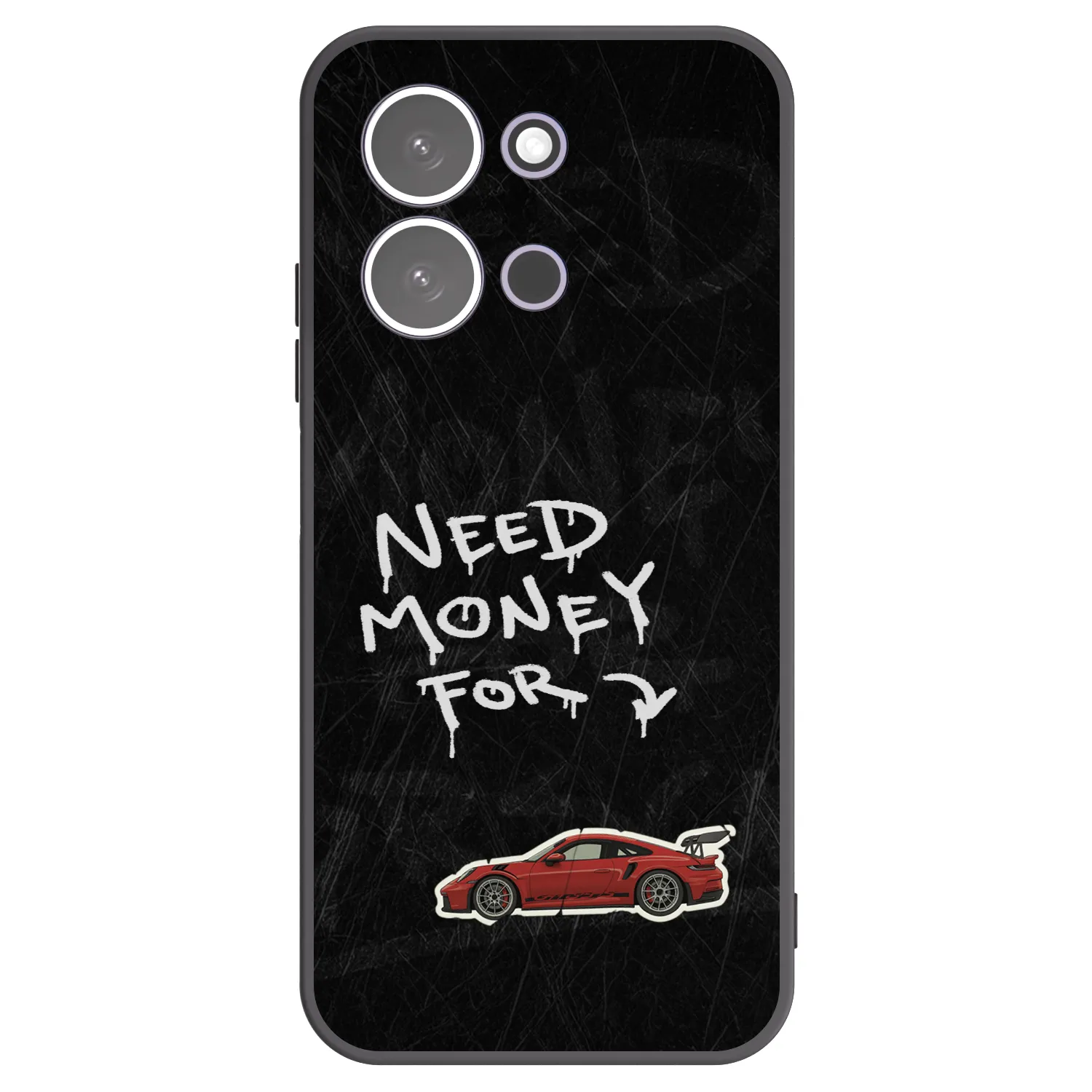 Picasee silikonski črni ovitek za Xiaomi Redmi 15C 5G - Track Mode