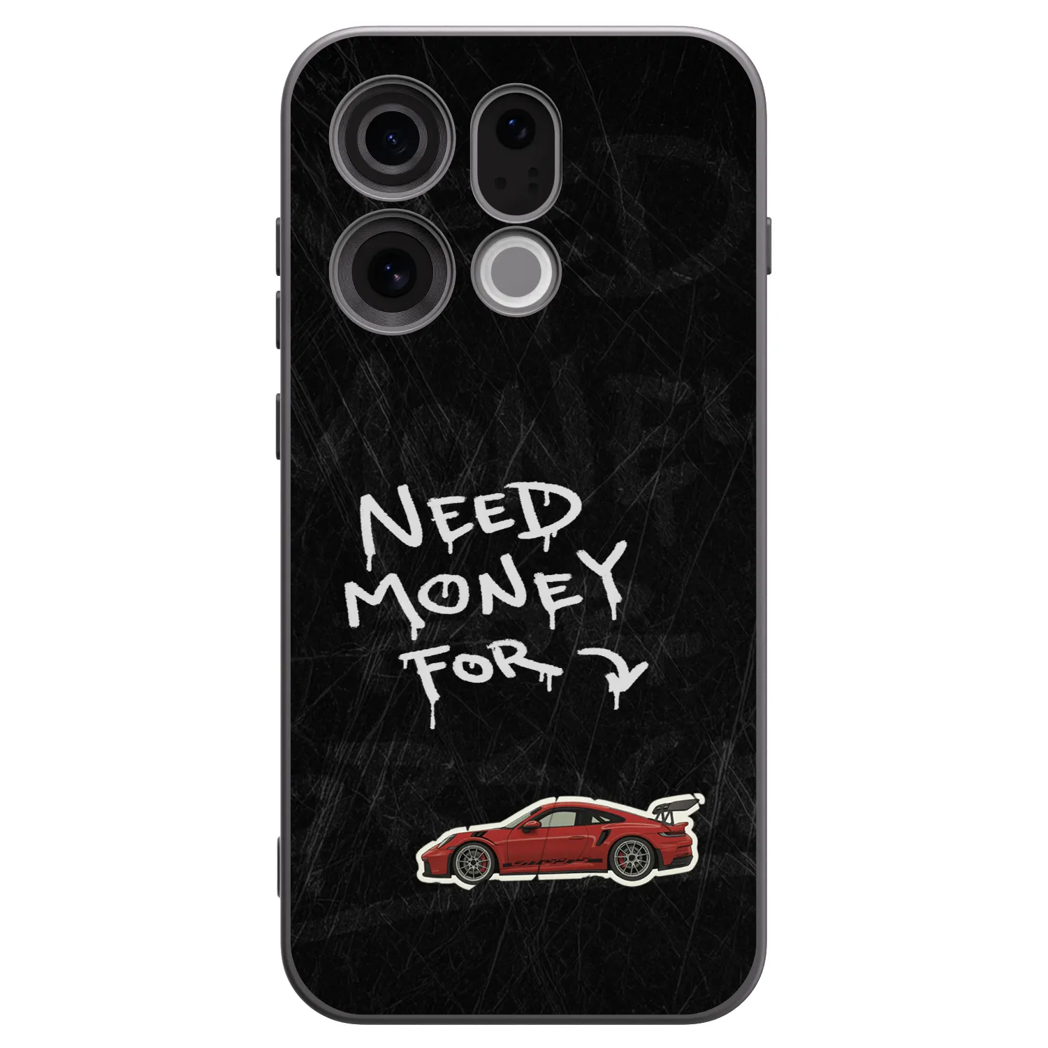 Picasee silikonski črni ovitek za OPPO Find X9 - Track Mode