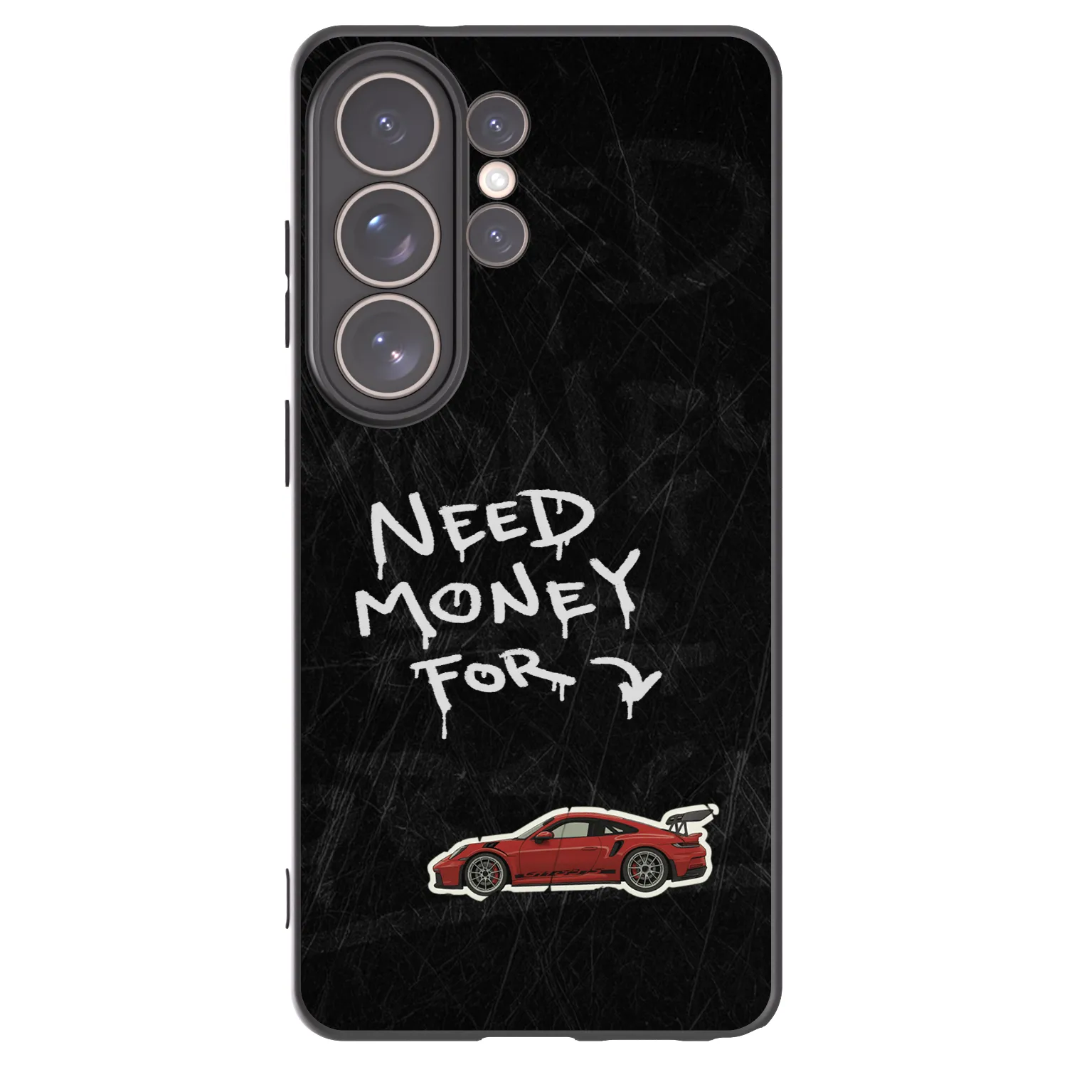 Picasee silikonski črni ovitek za Samsung Galaxy S26 Ultra - Track Mode