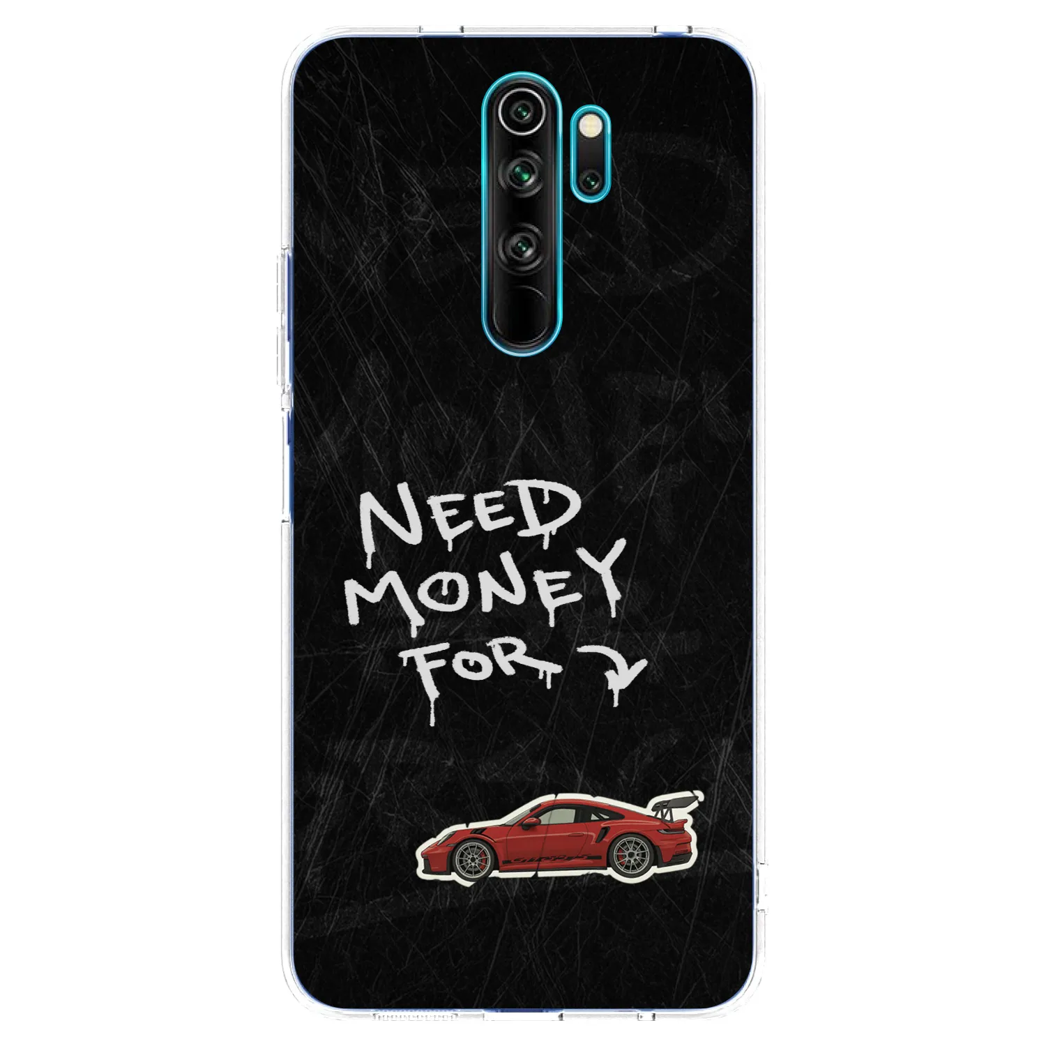 Picasee silikonski prozorni ovitek za Xiaomi Redmi Note 8 Pro - Track Mode