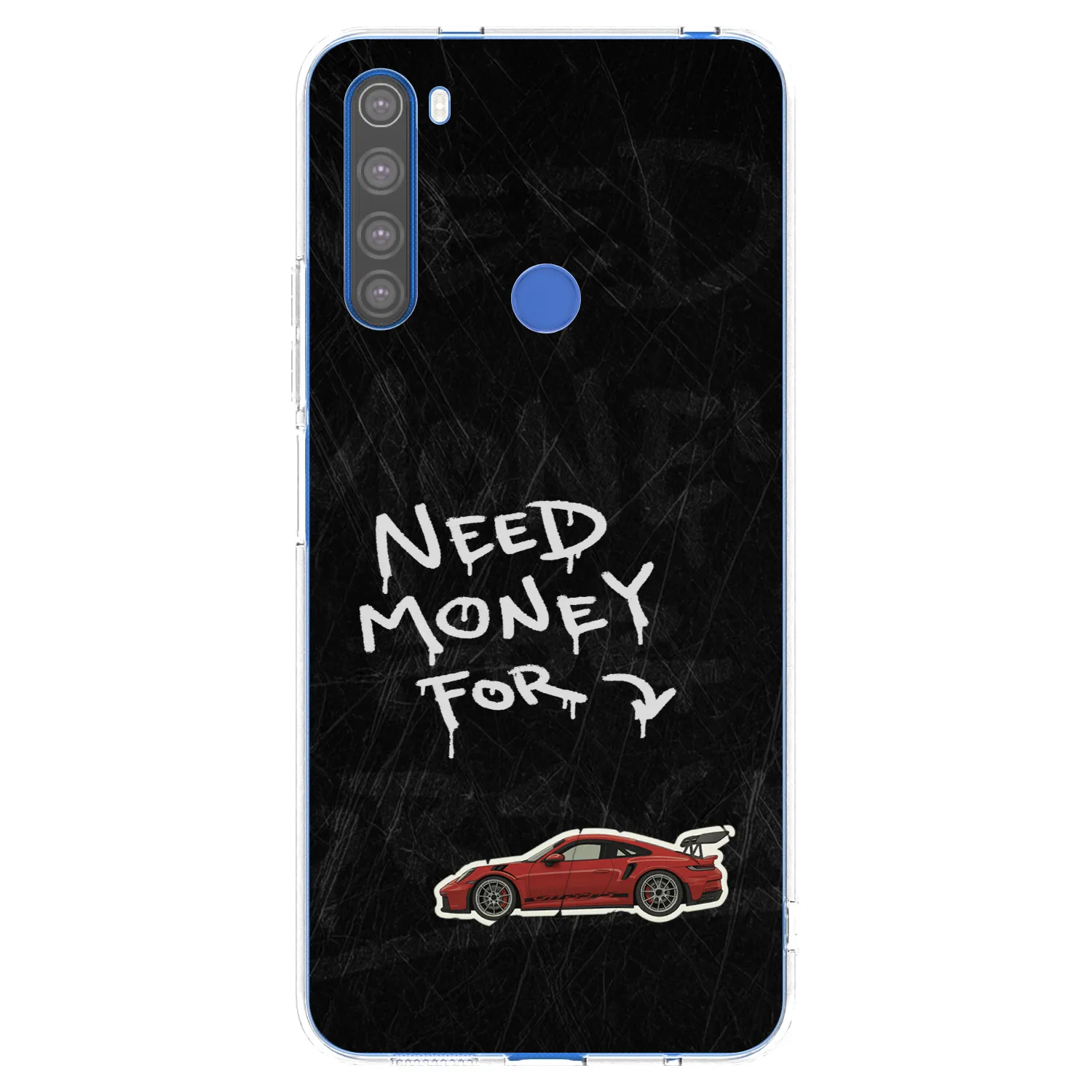 Picasee silikonski prozorni ovitek za Xiaomi Redmi Note 8T - Track Mode