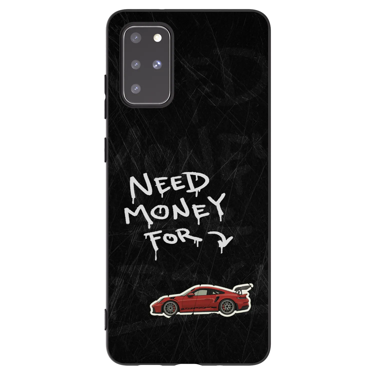 Picasee silikonski črni ovitek za Samsung Galaxy S20+ G985F - Track Mode