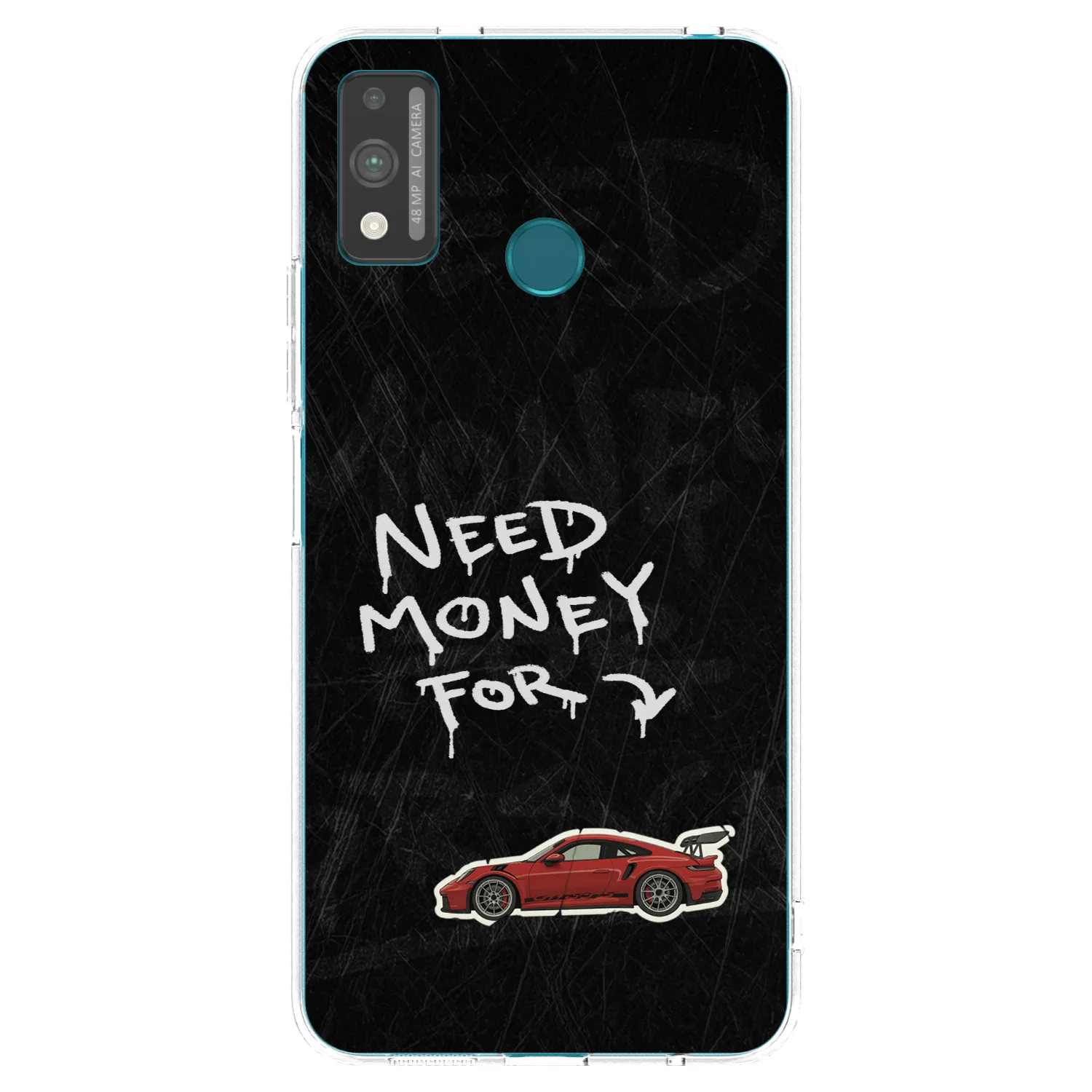 Picasee silikonski prozorni ovitek za Honor 9X Lite - Track Mode