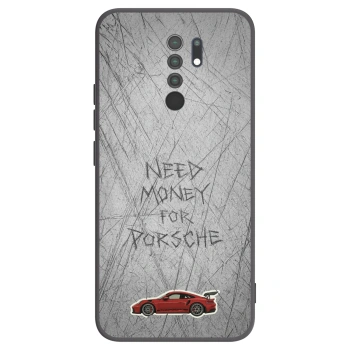 Picasee silikonski črni ovitek za Xiaomi Redmi 9 - Garage Scratch