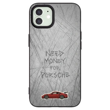 Picasee silikonski črni ovitek za Apple iPhone 12 - Garage Scratch