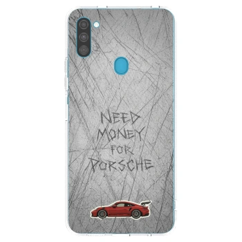 Picasee silikonski prozorni ovitek za Samsung Galaxy M11 - Garage Scratch