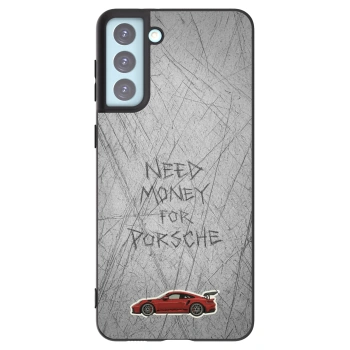 Picasee silikonski črni ovitek za Samsung Galaxy S21+ 5G G996F - Garage Scratch